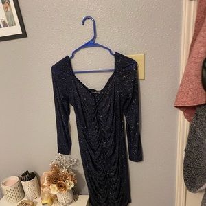 Navy blue formal dress